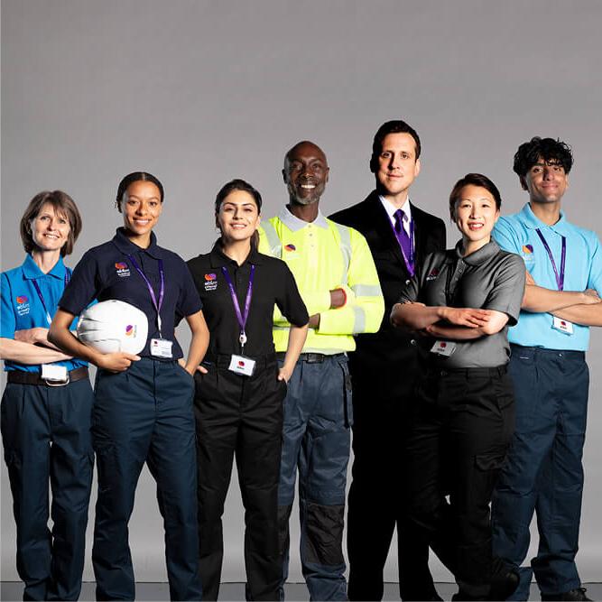 Various Mitie employees